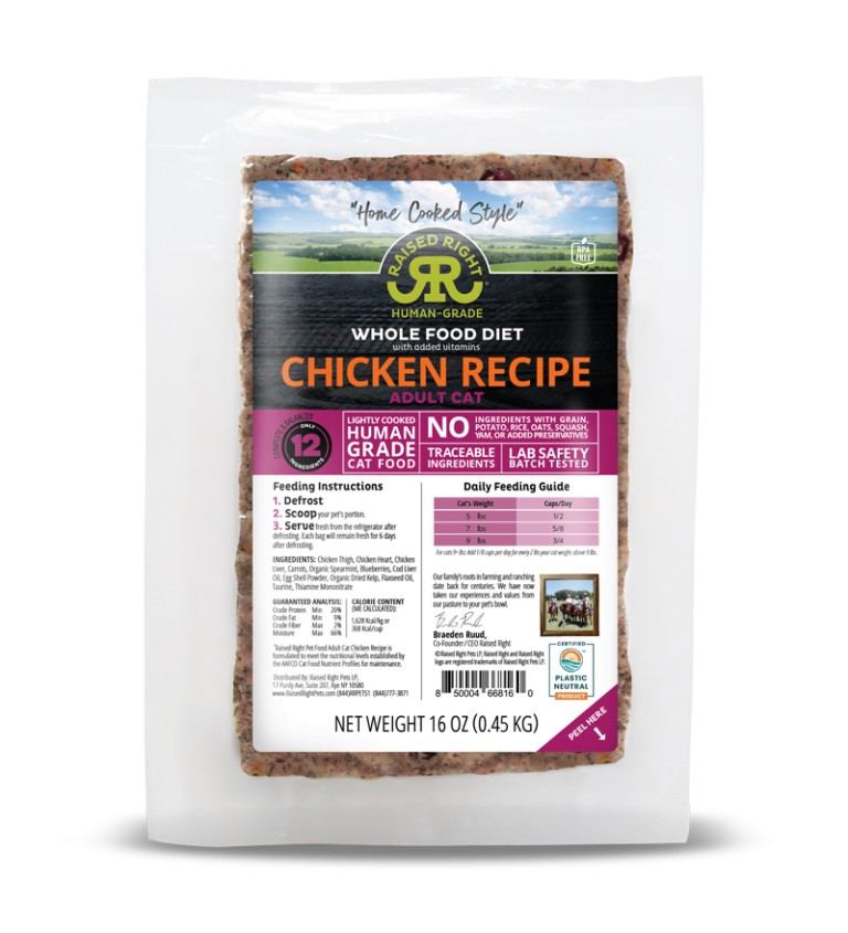 Raised Right Human Grade Cat Food Recipes Fresh Cat Food