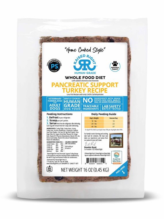 Pancreatic Support Turkey Adult Dog Recipe